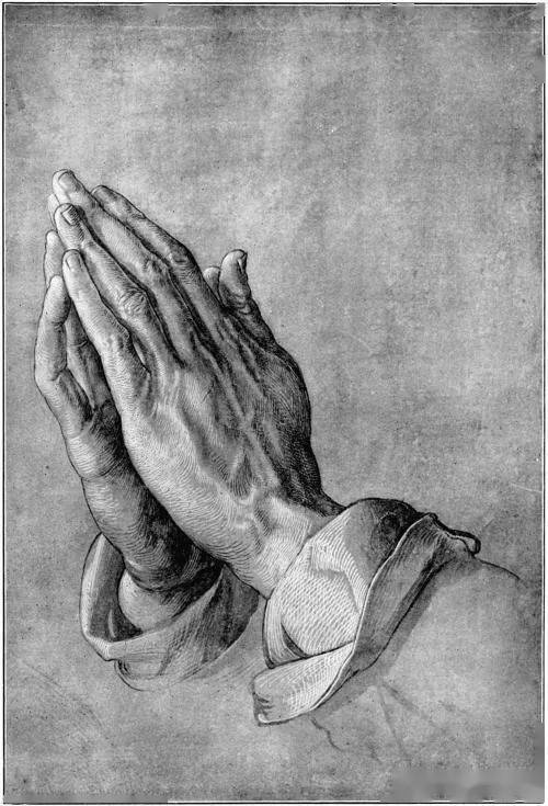 世界名画-《祈祷之手》