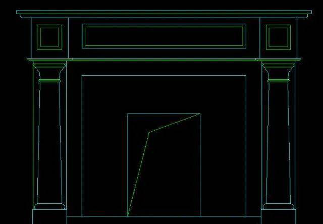 石材壁炉设计参考cad版