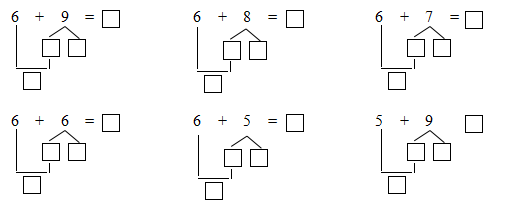 有趣的数学凑十法和破十法儿歌,简单又好记(附练习)