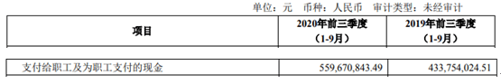 变动原因|南京证券前三季净利7.2亿元 支付给职工现金5.6亿