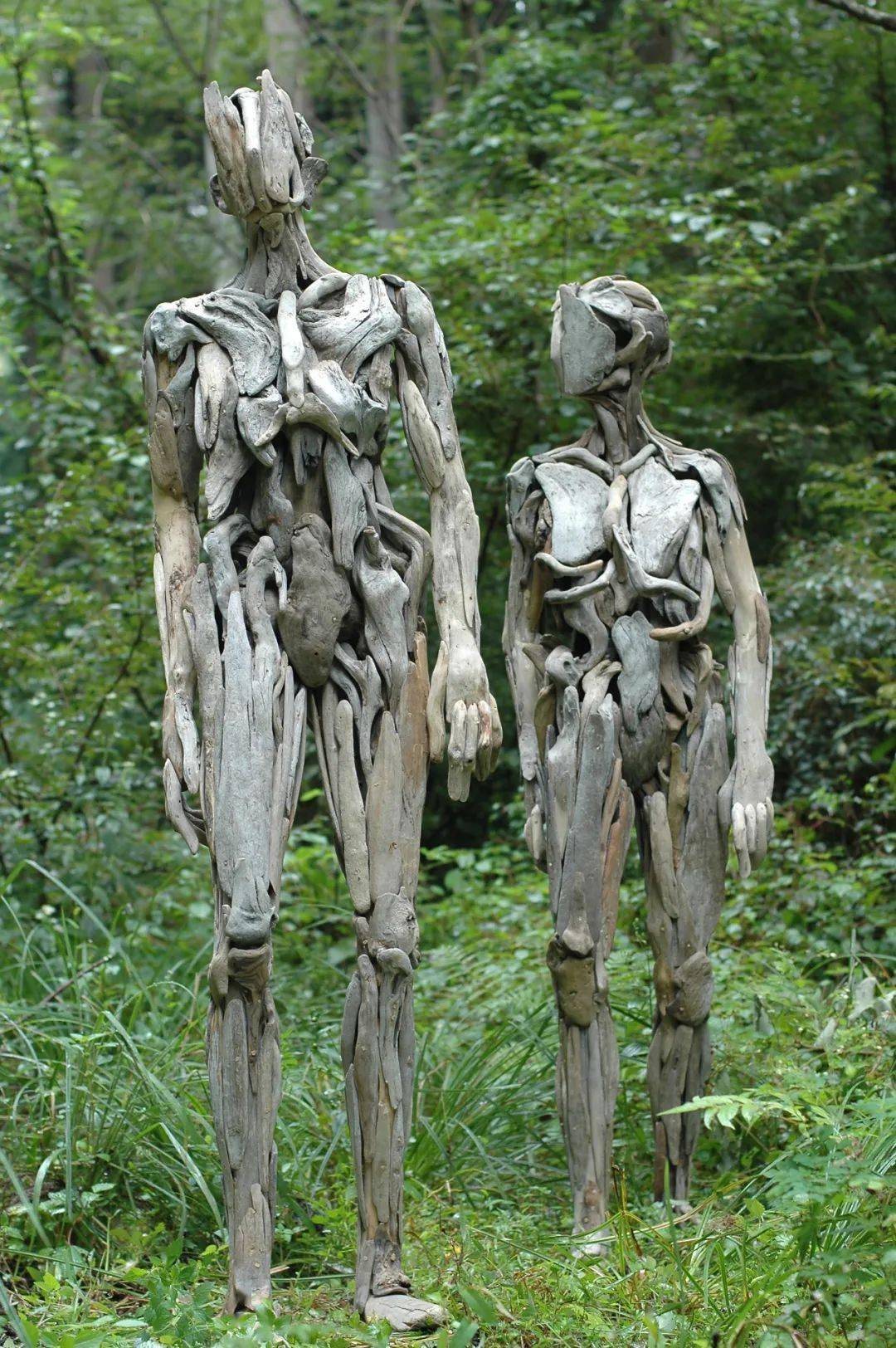 日本雕塑艺术家岩崎永人漂流木雕塑艺术_手机搜狐网