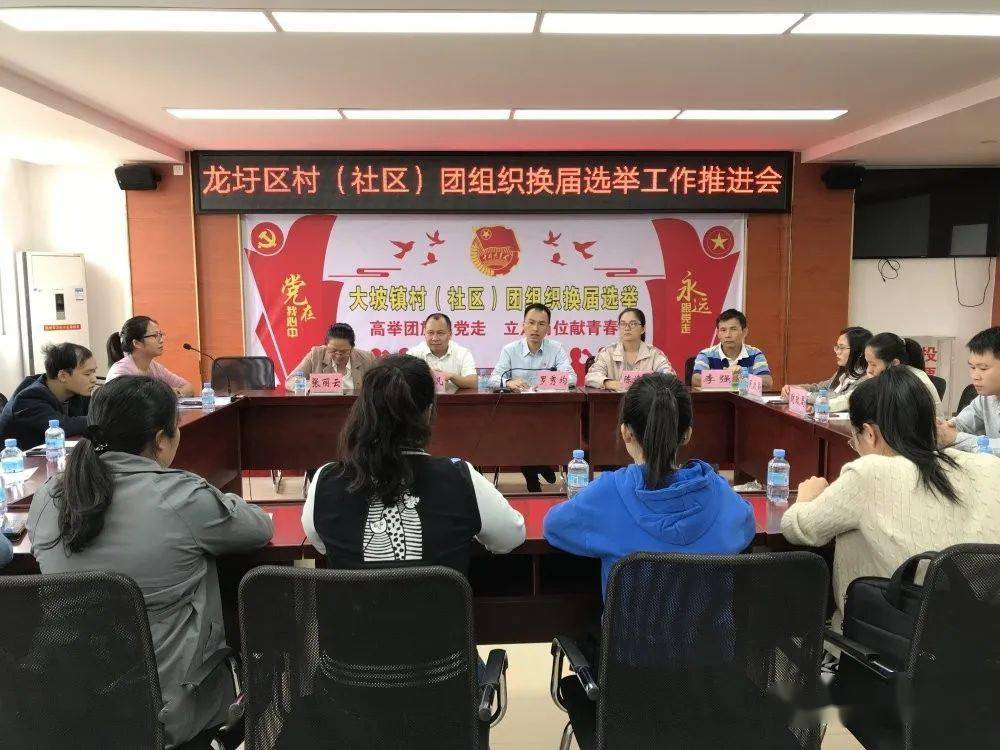 龙圩区召开2020年村(社区)团组织换届试点观摩会暨工作推进会