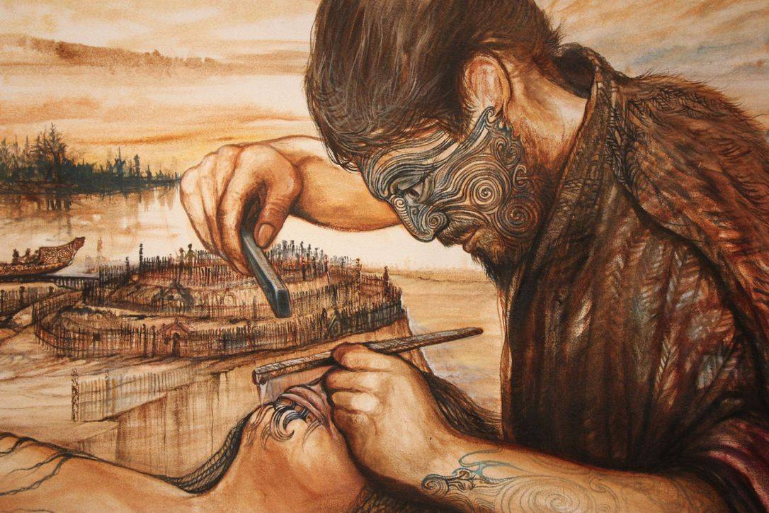 新西兰女外长文身亮了,聊聊毛利人的文面艺术