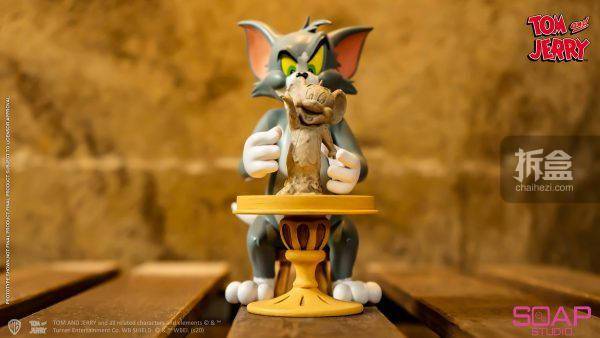 soapstudio猫和老鼠汤姆杰瑞雕塑家潮玩艺术手办