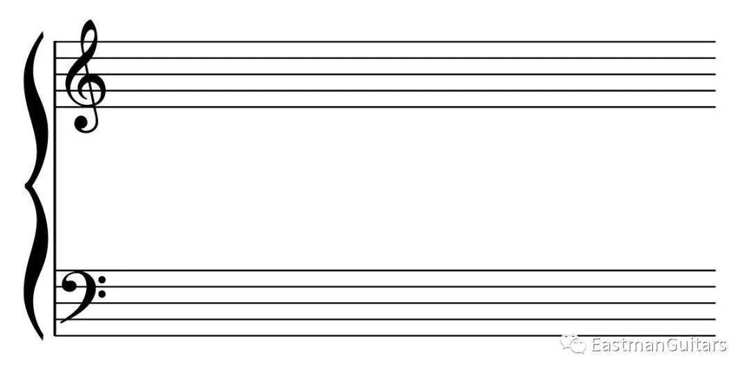 很多吉他爱好者只习惯于六线谱其实五线谱学起来并不难