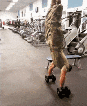 健身|美国大兵变态的肌肉训练，看完大写的服......