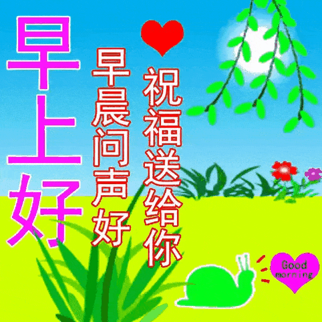 早晨暖人心的问候语短信大全 早晨好图片精选祝福语