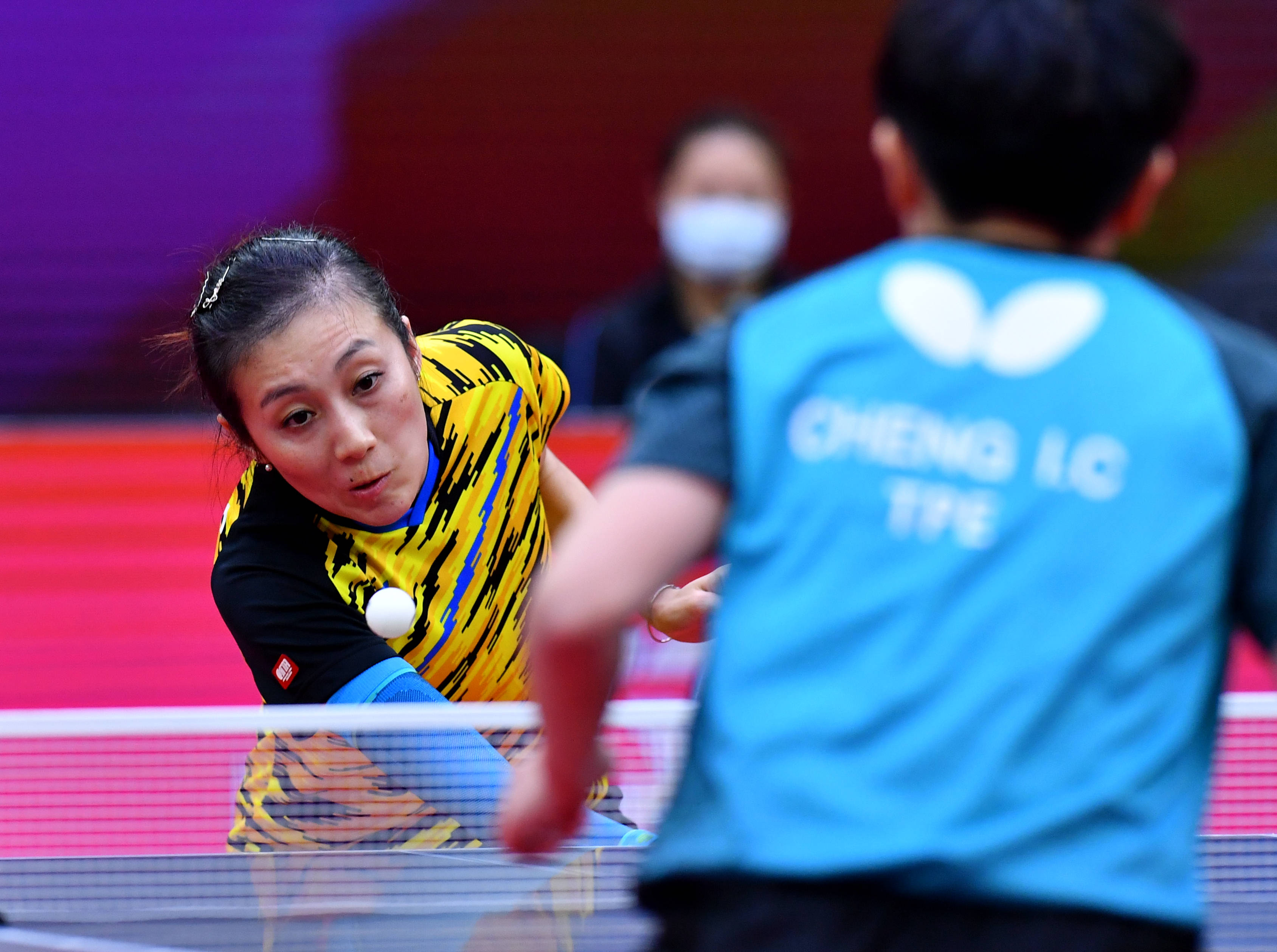 乒乓球女子世界杯德国选手韩莹晋级四强