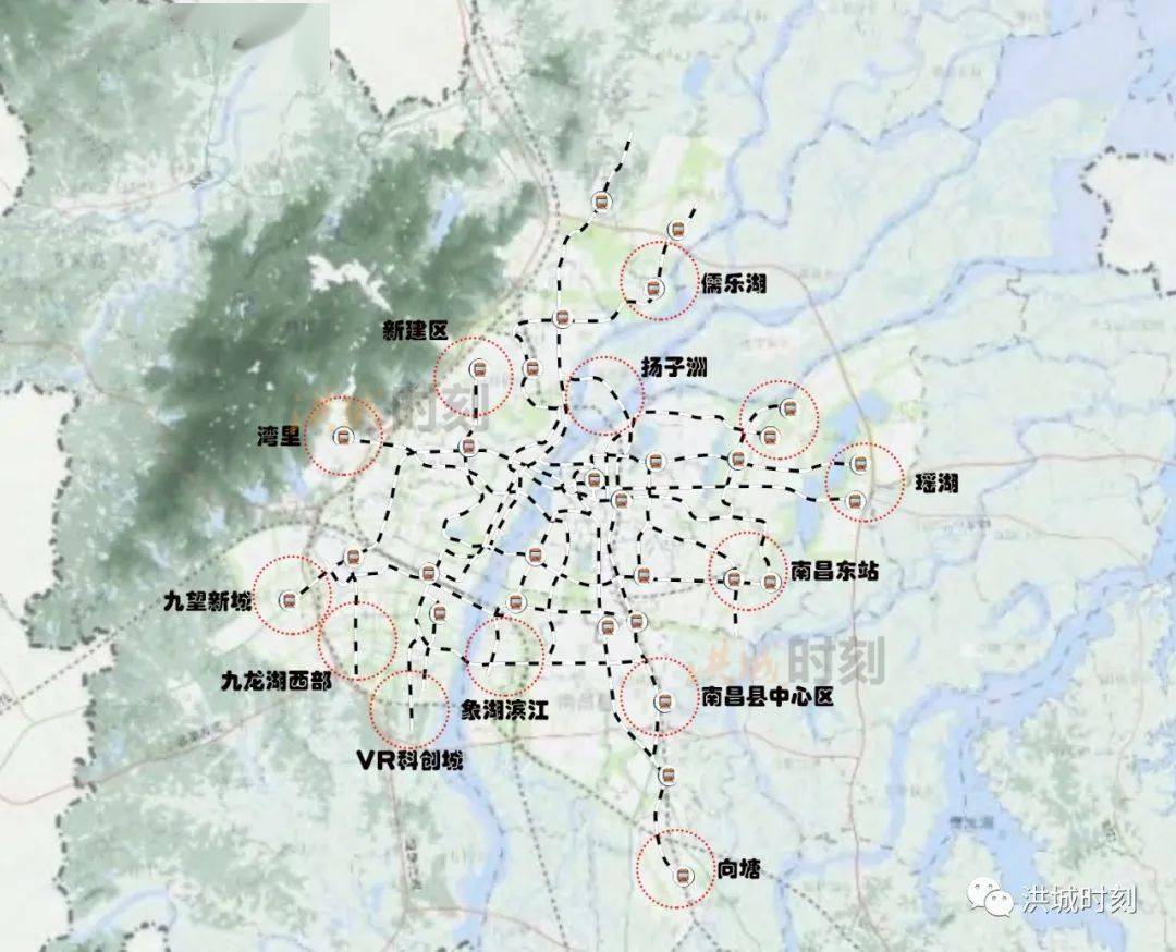 南昌地铁又爆远期规划!这些区域未来或将有地铁覆盖!