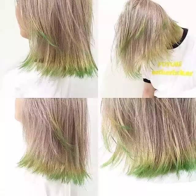 发型|最流行的“裙摆染”发型，美到你了吗？