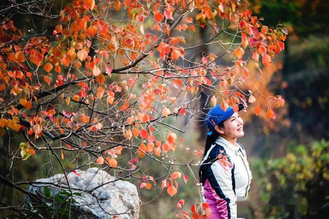 在维修区溜达的时候,鲁山本土车手王伯彤问道:你看我们赛道周围的景色