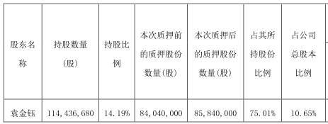 公司|顺络电子：董事长质押180万股 已累计质押8584万股