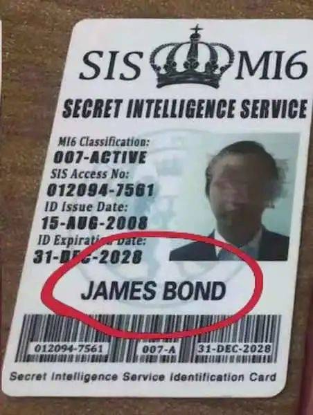 英国|“007”被抓