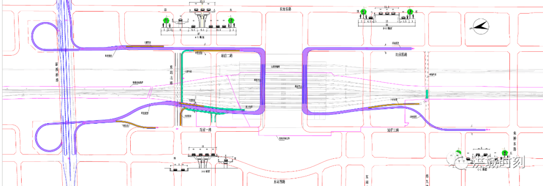 紧靠高铁站厅出口布局 打造铁路与地铁平面安检互信区 实现最大换乘