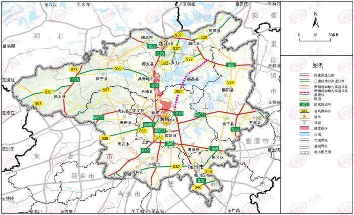 大南昌都市圈综合交通规划出炉!地铁5,6号线计划2029年完工