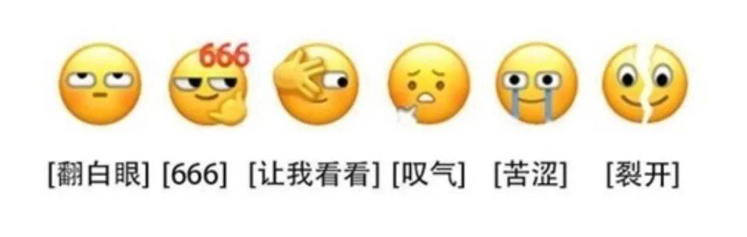 微信官方给出了这些表情的英文翻译