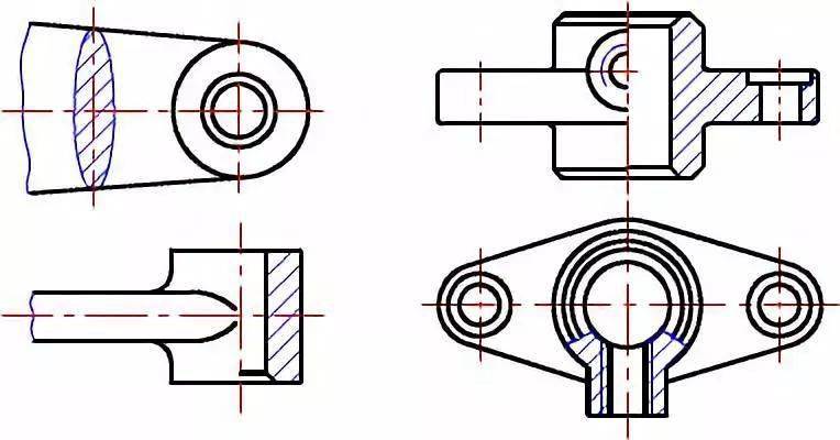 机械制图中剖视图的种类及画法汇总,值得收藏