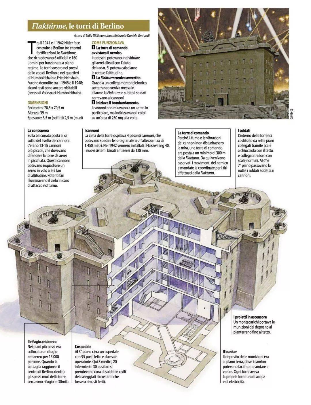 历史上的今天丨坚不可摧的巨型堡垒——二战德国防空塔