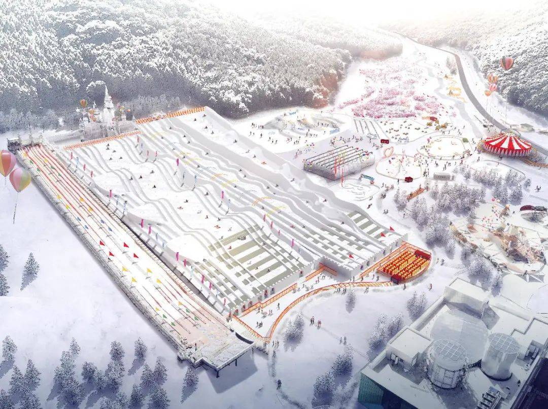 雪圈乐园 14条特色雪圈道,神龙摆尾,雪地转转,雪地碰碰车 3.