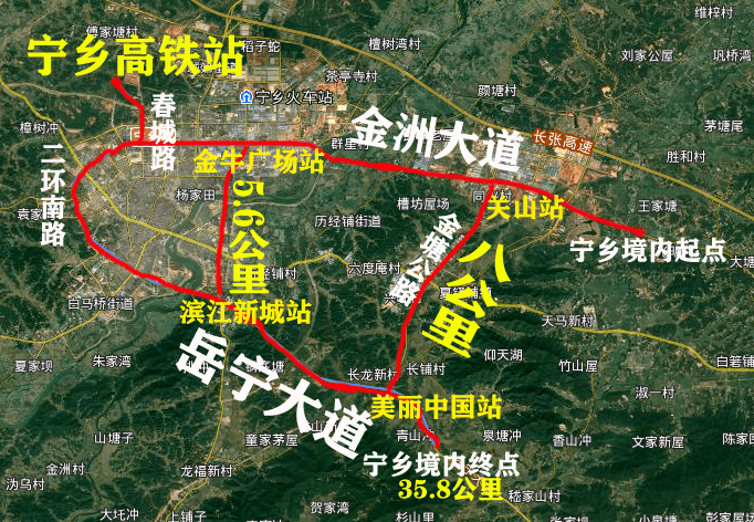 重磅宁乡地铁模式长宁轨道还规划了两条支线快看经过你家吗