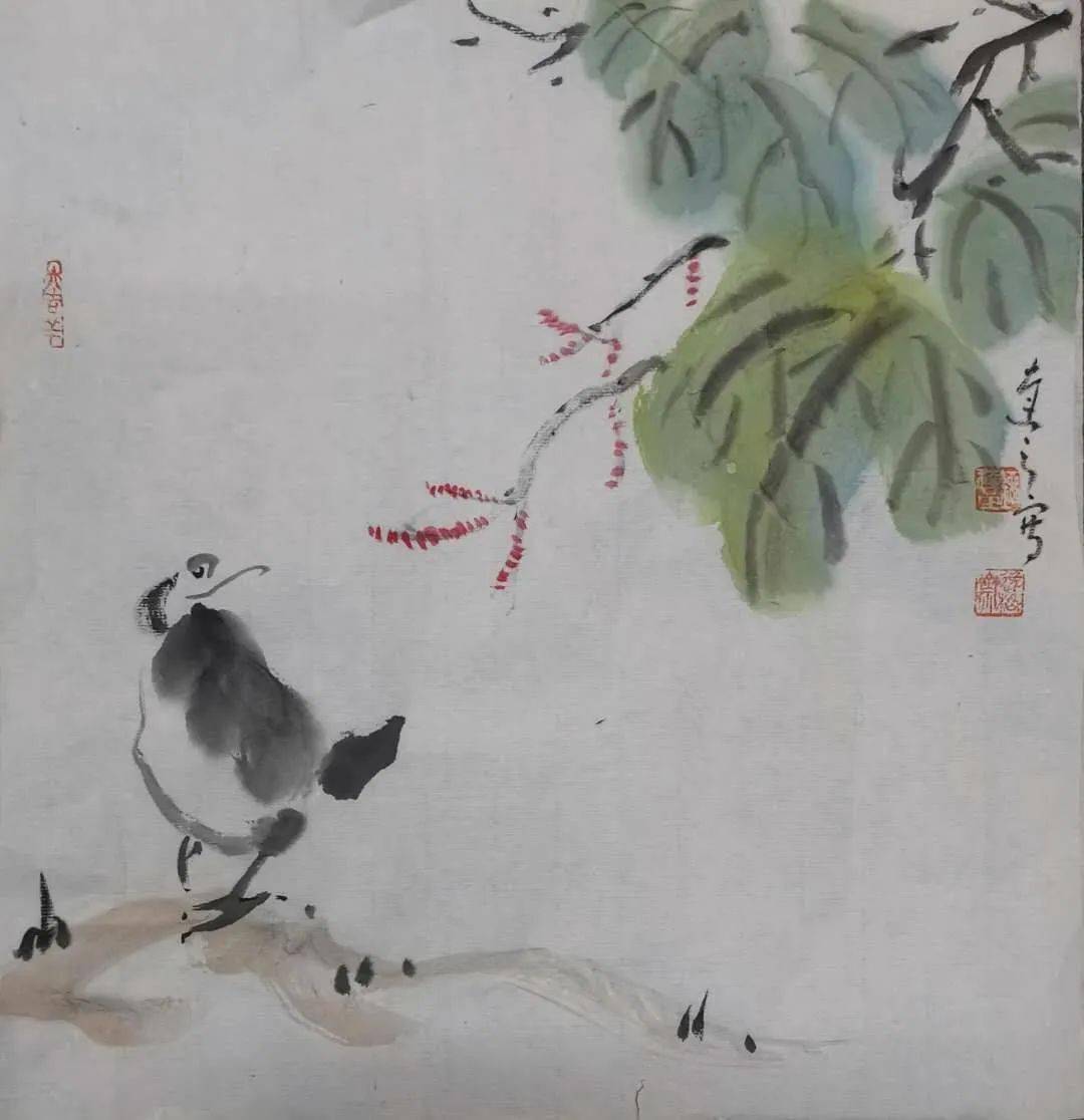 中国书画名家刘达之精品花鸟小品