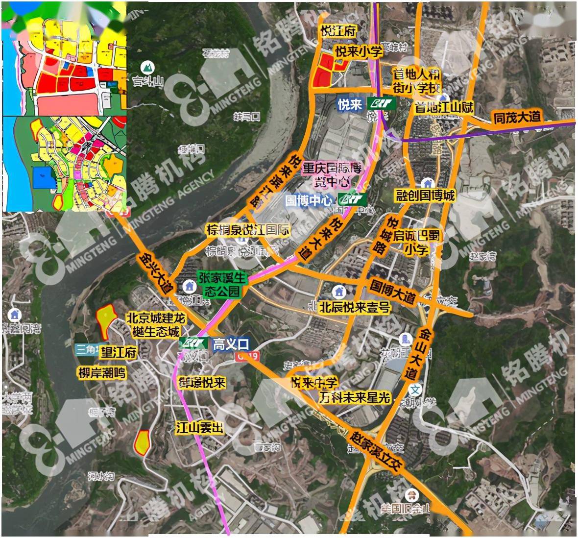 图片来源于铭腾机构两江新区悦来组团c,d分区c44-地块用途:二类居住