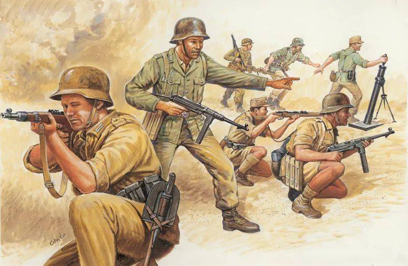 是这样的,德国非洲军团初到北非时,许多士兵患上了痢疾,许多人活活拉