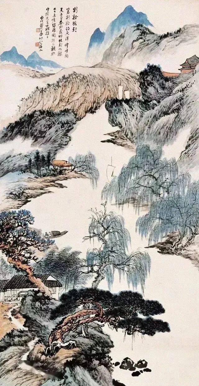 这位民国的山水画大家，其山水画极为罕见，太美了_郑午昌