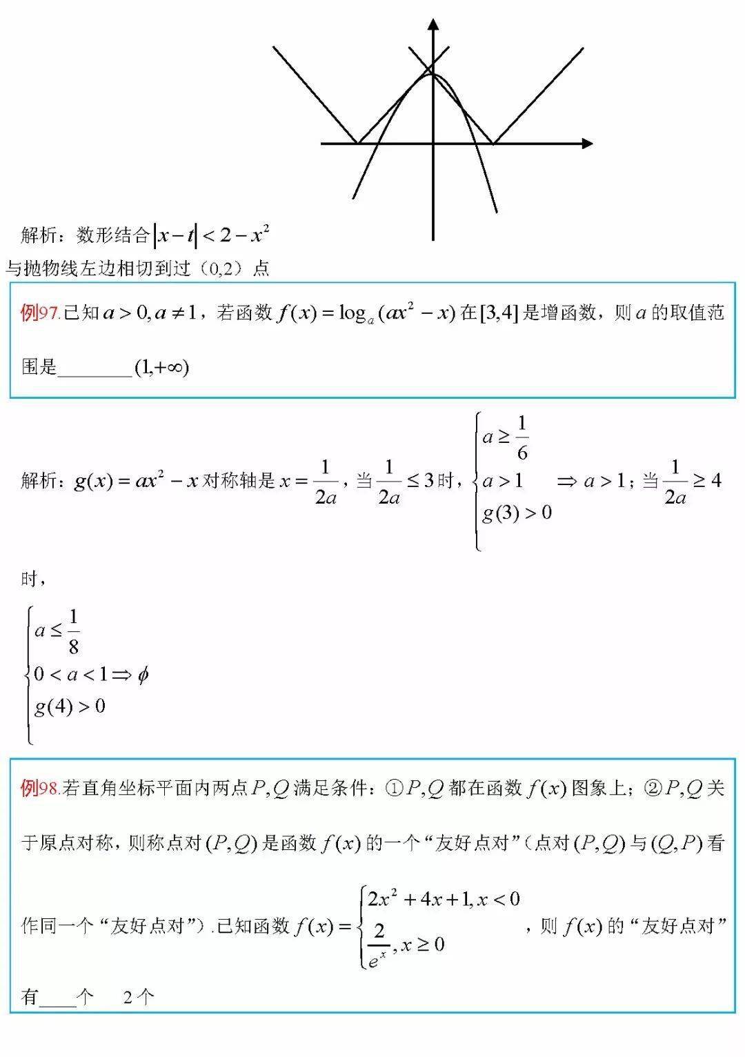 函数|你要来试试吗？高中数学丨越做越起劲的100道高中数学函数类压轴题