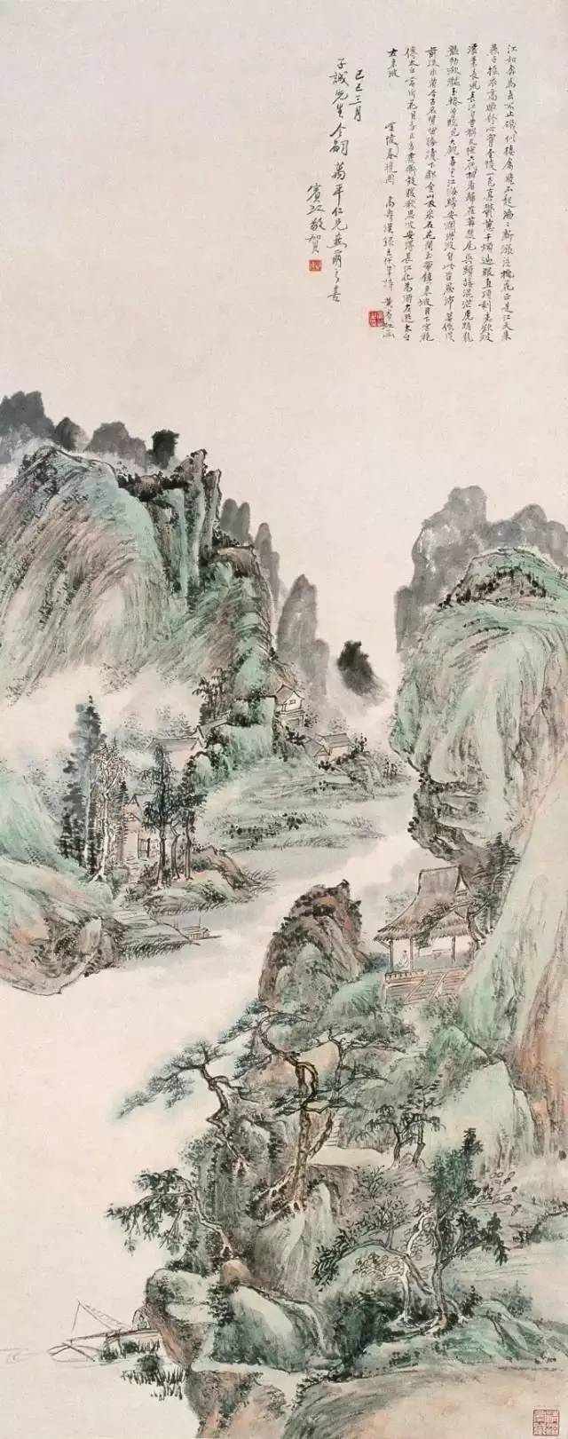 黄宾虹最美的山水画60幅，浑厚华滋，意境深邃，赏心悦目！