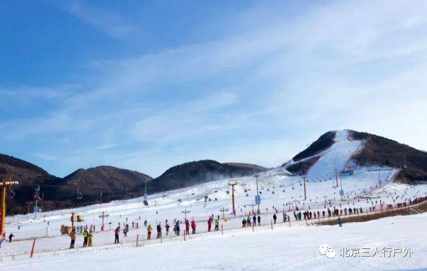 【三人行户外】激情雪季:周末全天168元渔阳滑雪场开板畅滑