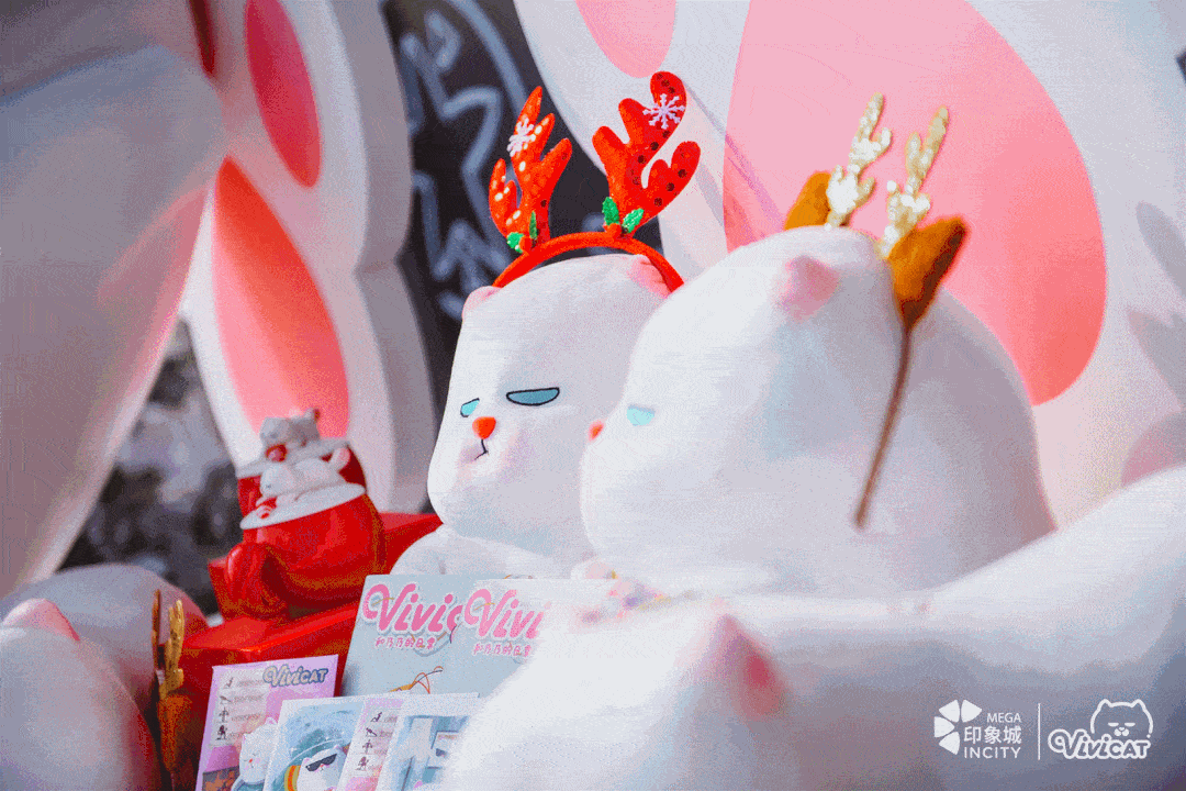商场内popmart店铺也有vivicat盲盒售卖 喜欢买盲盒的小伙伴 快把这