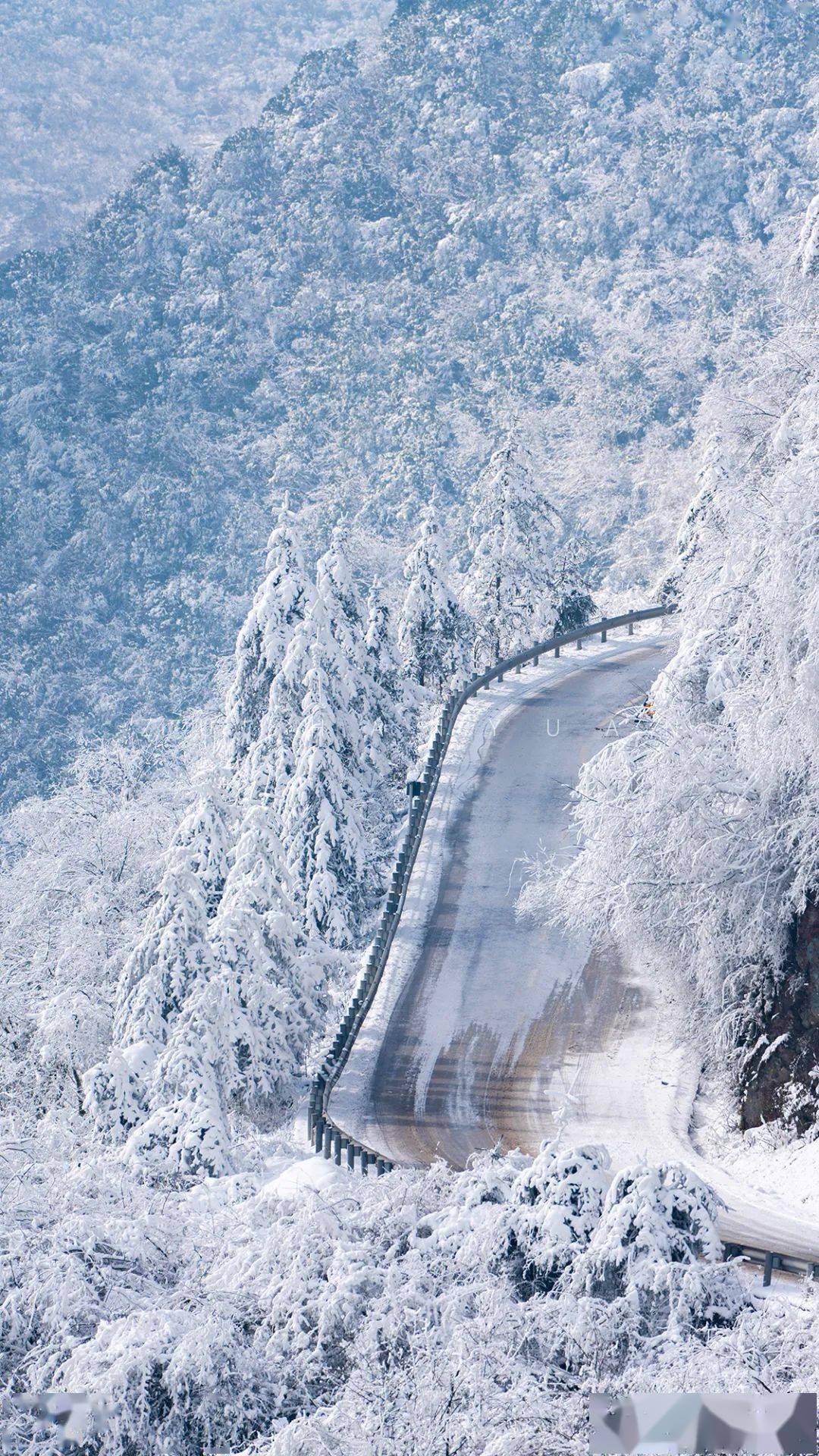 美图等一个人陪我去看雪裹雾锁泥巴山