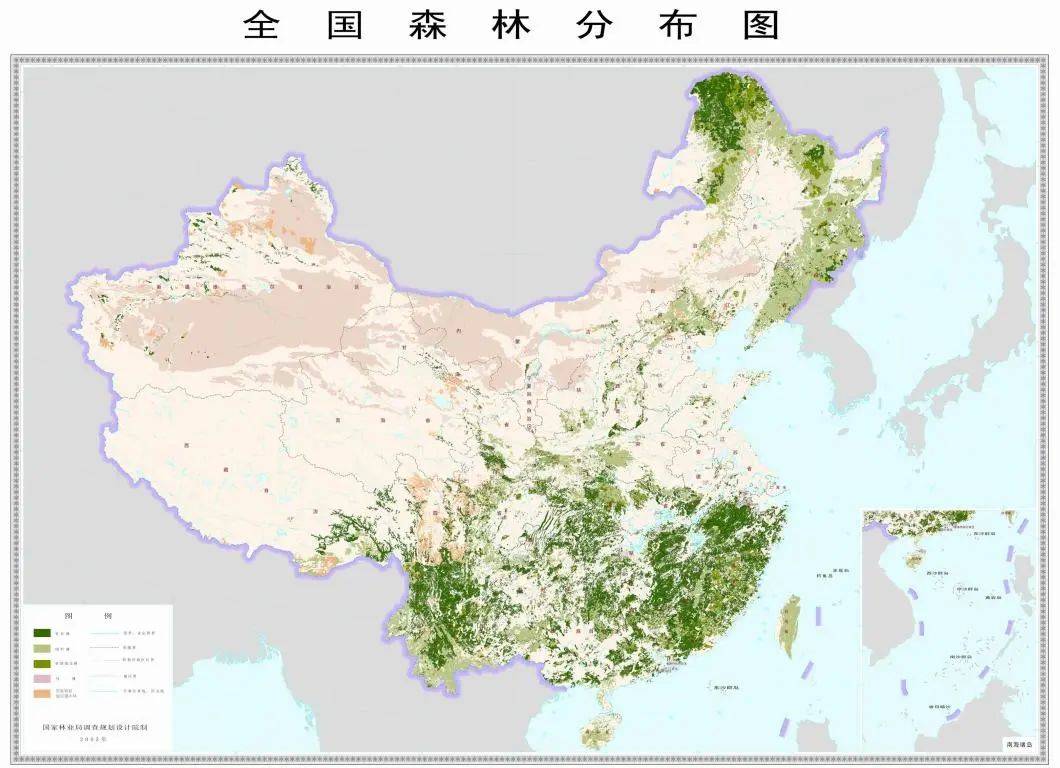 繁华尽逝,万籁俱寂,天地清绝 大兴安岭林区 根据第六次全国森林资源