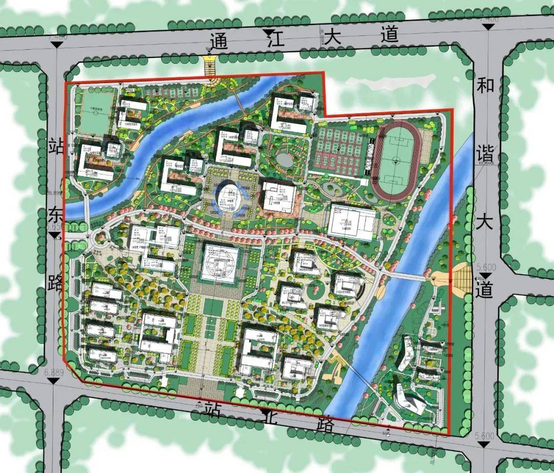 皖江学院新校区规划公示江北大龙湾迎来第一座大学城