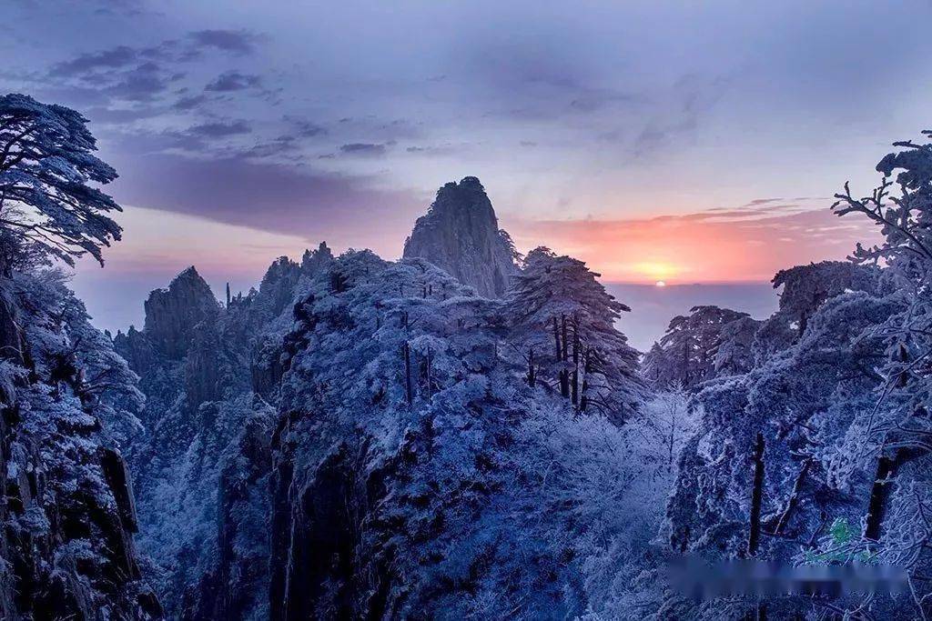 美行摄影大雪一起期待黄山冬雪