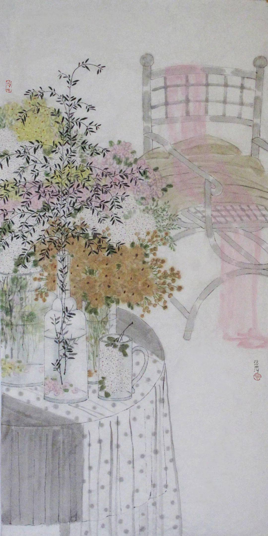线上展出巾帼风采中国著名女画家作品展