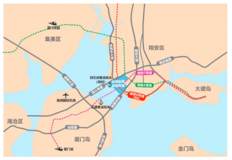 翔安体育会展新城蓝图发布规划17幅宅地总建234万㎡