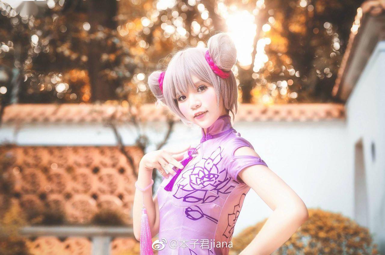 王者荣耀小乔旗袍cosplay