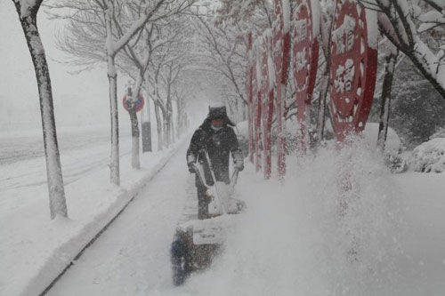 威海迎来今冬首场大范围降雪