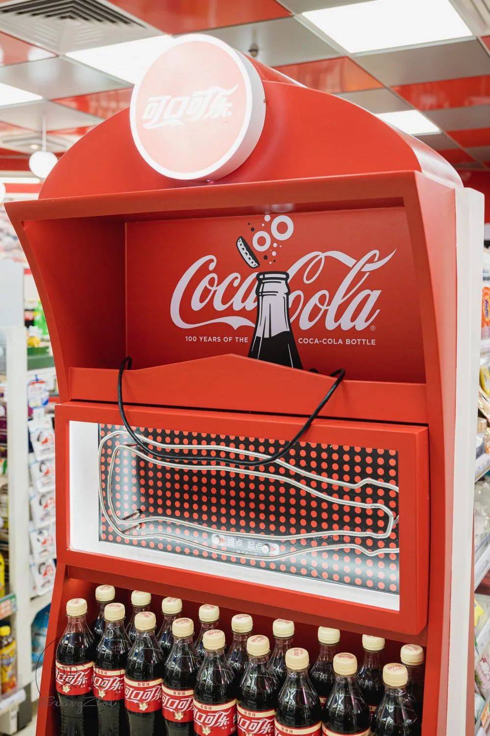 可口可乐联名7仔主题店,泰国同款凝冰机,自制可乐冰沙