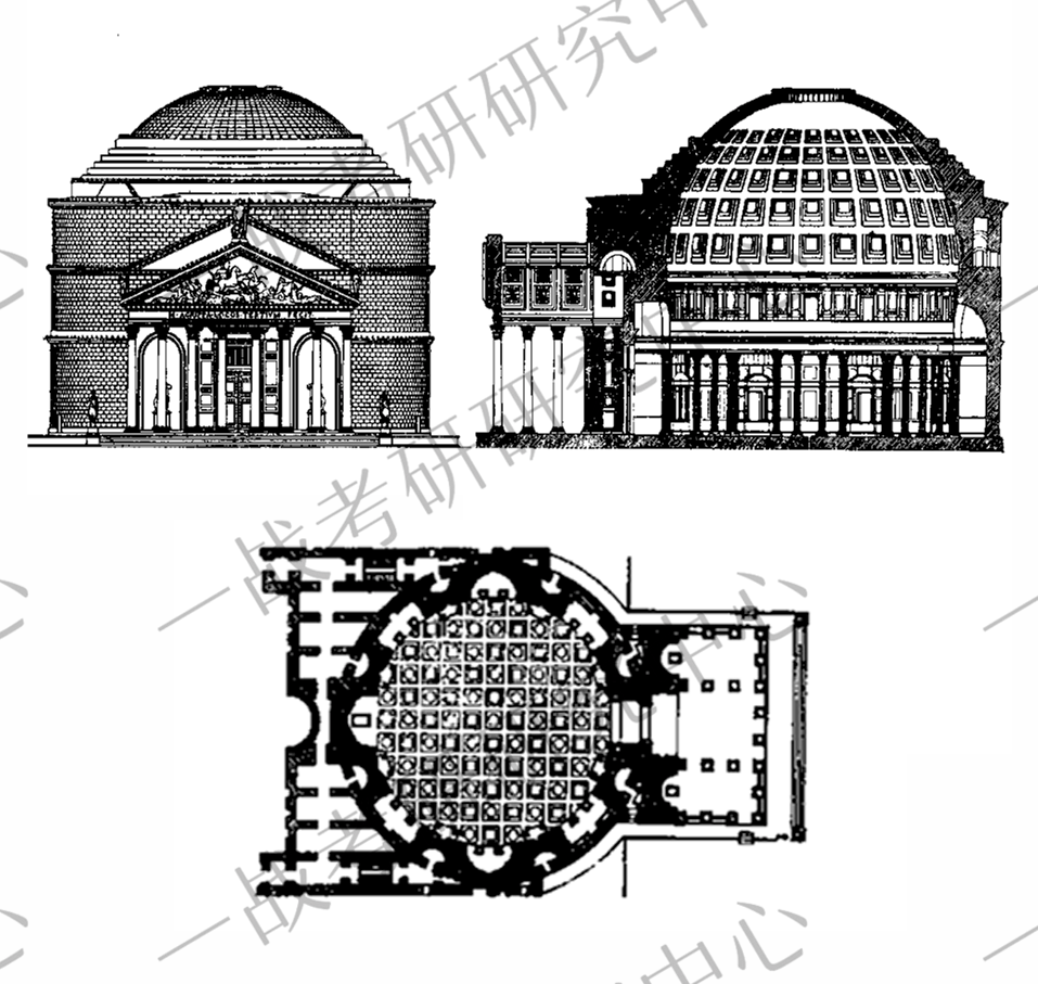 雅典卫城平面布局特色 伊瑞克提翁神庙 帕提农神庙 多立克柱式 爱