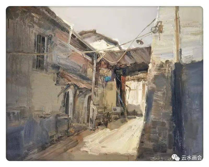 宋群油画写生作品