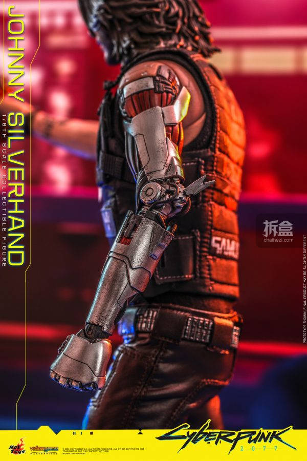 hottoys发布赛博朋克2077强尼61银手16比例珍藏人偶