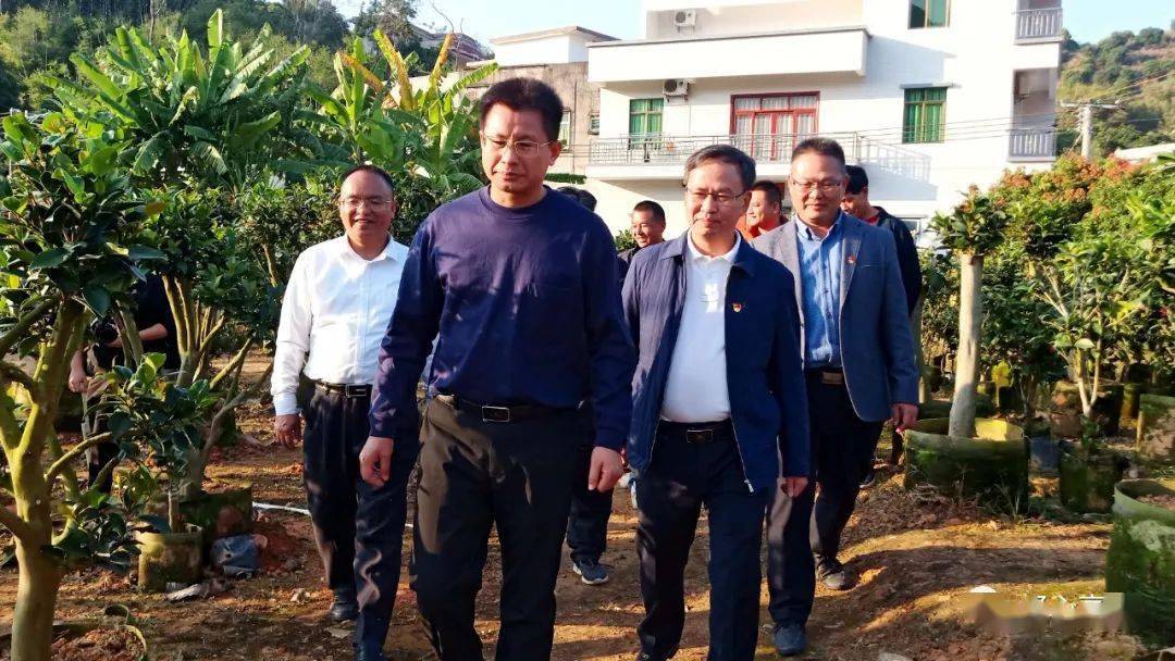 市政府主要领导调研马贵镇,古丁镇,平山镇相关工作