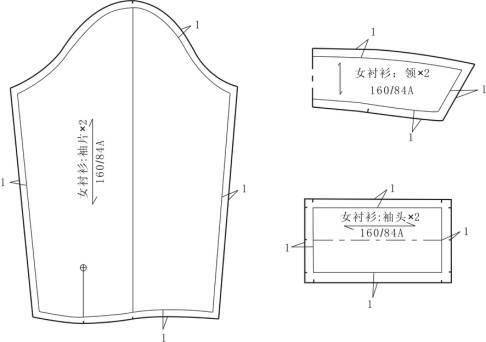 经典男女士衬衫的结构制版与推板教程