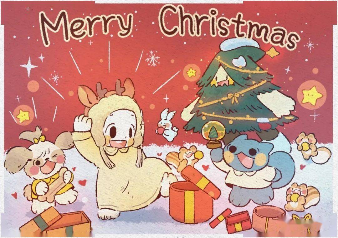 漫画来源微博博主:拉梦 我想也许有人不过圣诞 但没有人不需要礼物