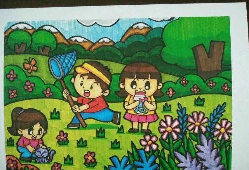 超实用的儿童简笔画素材100张这配色也太绝了赶快收藏备用
