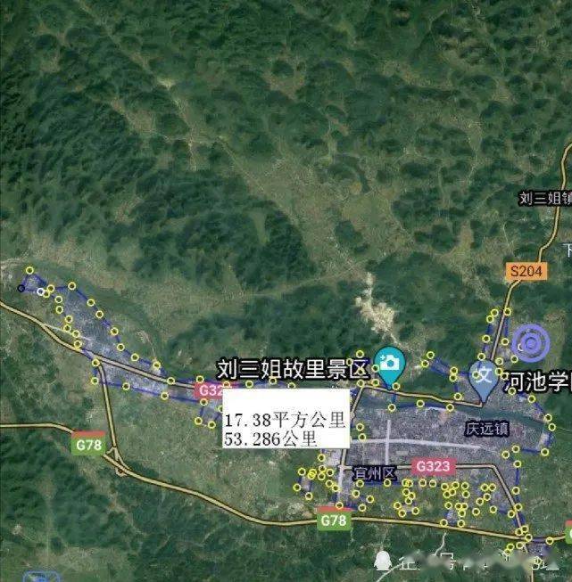 宜州大不大,一起来看看!河池市各区县建成区排名