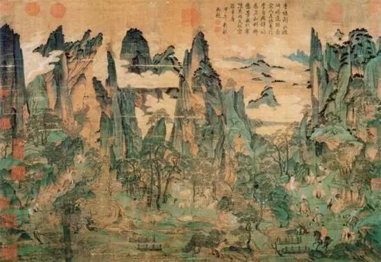王维(唐)  ——辋川图